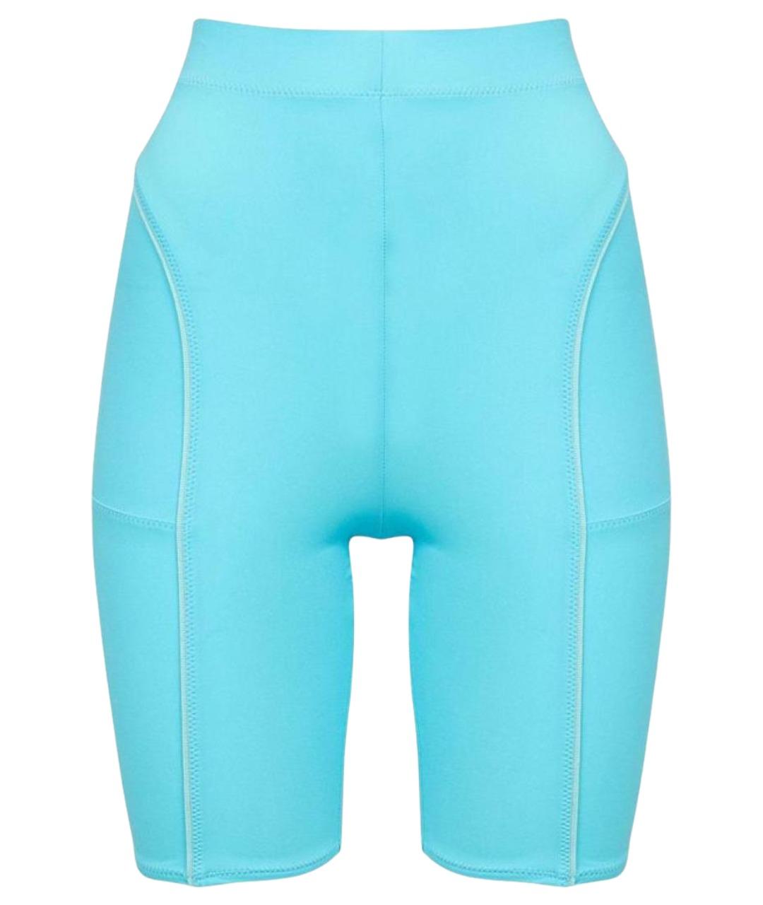 JACQUEMUS Голубые леггинсы и велосипедки, фото 1