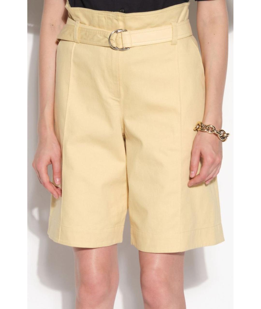 YVES SALOMON Бежевые хлопковые шорты, фото 3