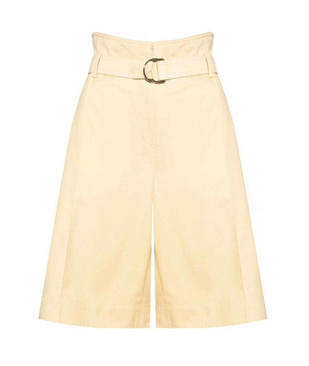 YVES SALOMON Бежевые хлопковые шорты, фото 1