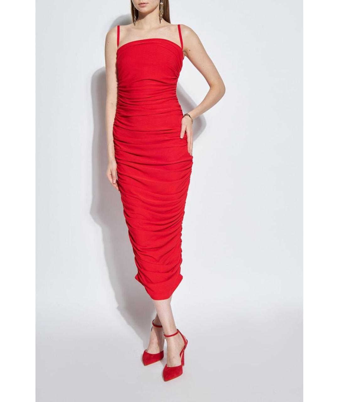 GIANVITO ROSSI Красные замшевые туфли, фото 2