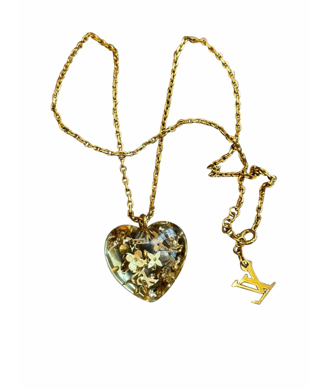 LOUIS VUITTON Золотой кулон, фото 1