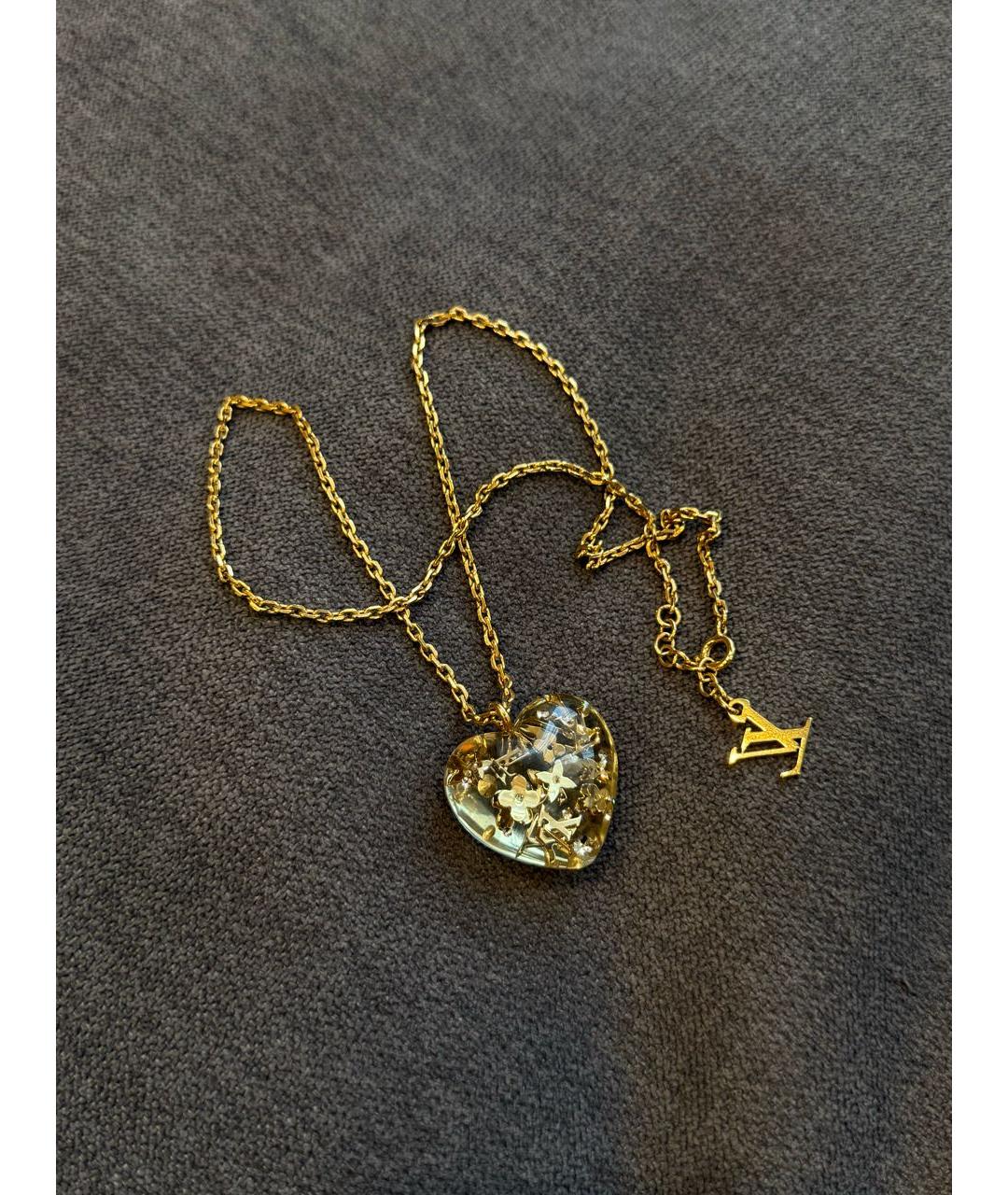 LOUIS VUITTON Золотой кулон, фото 5