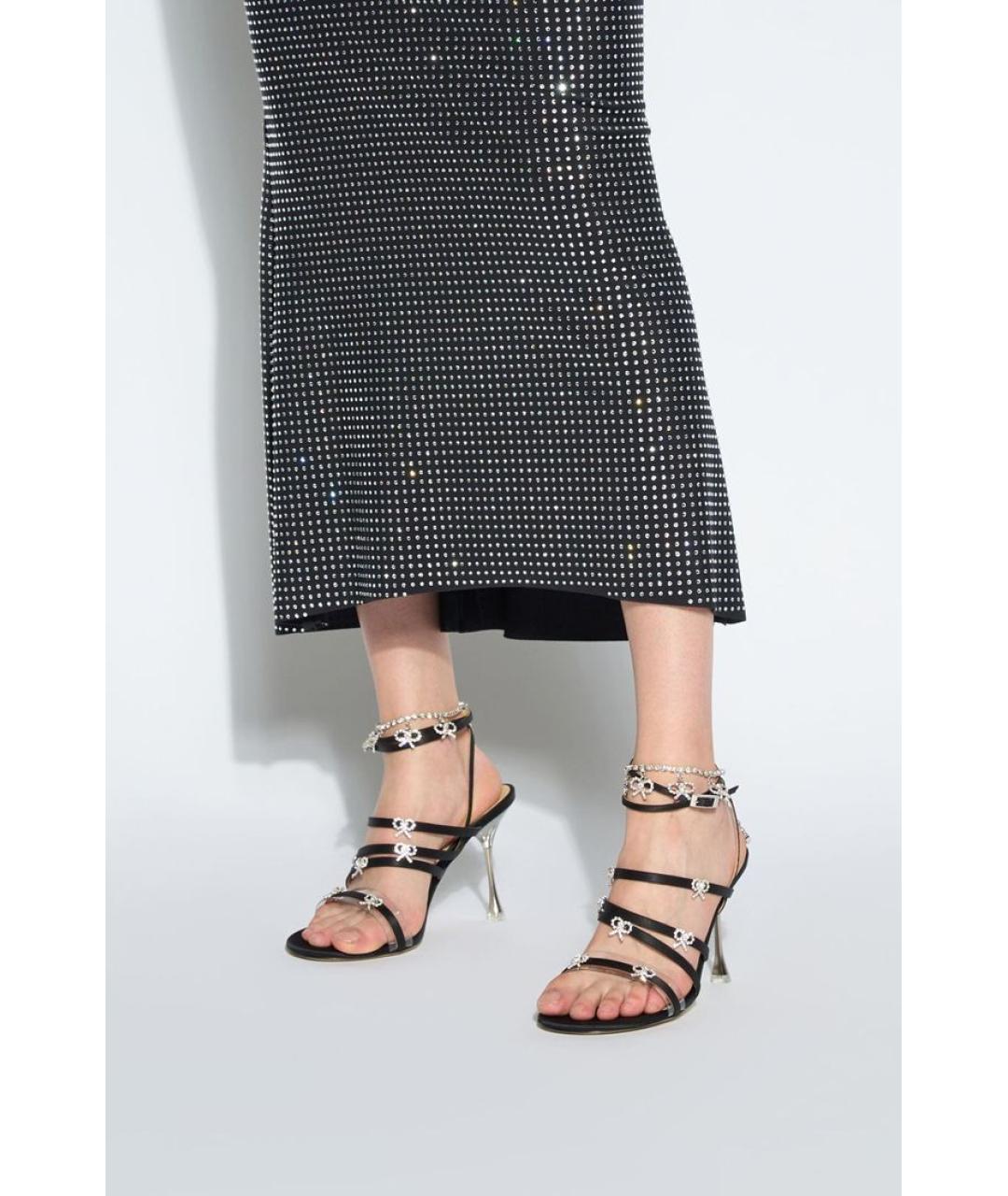 MACH&MACH Черные босоножки, фото 3