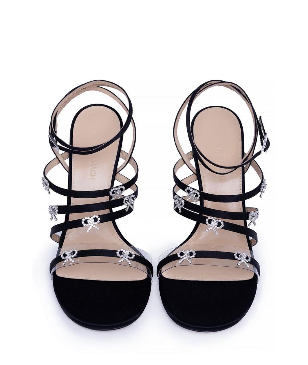 MACH&MACH Черные босоножки, фото 5