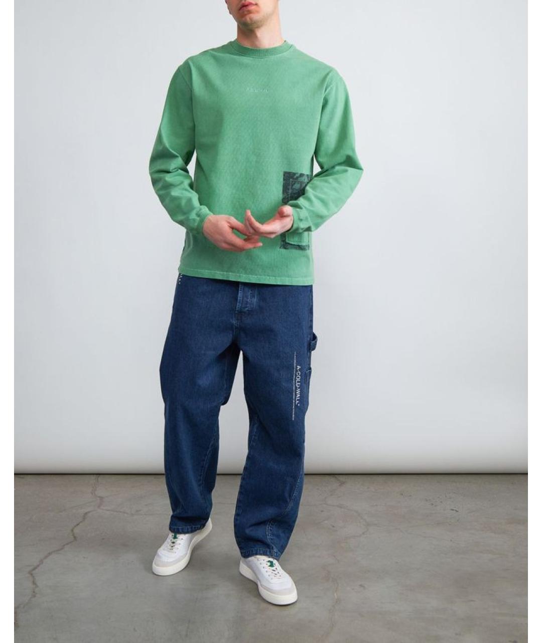 A-COLD-WALL* Синие хлопковые прямые джинсы, фото 2