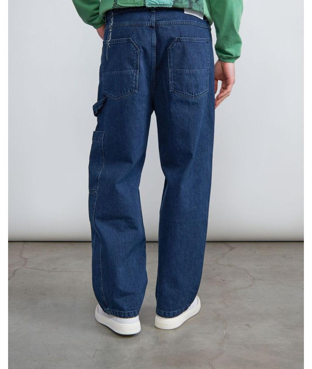 A-COLD-WALL* Синие хлопковые прямые джинсы, фото 5