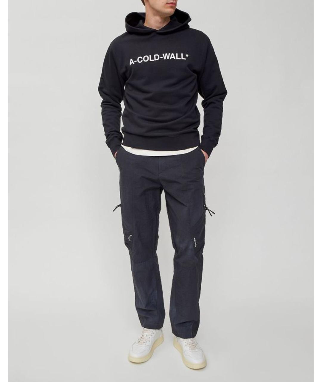 A-COLD-WALL* Серые хлопковые повседневные брюки, фото 2