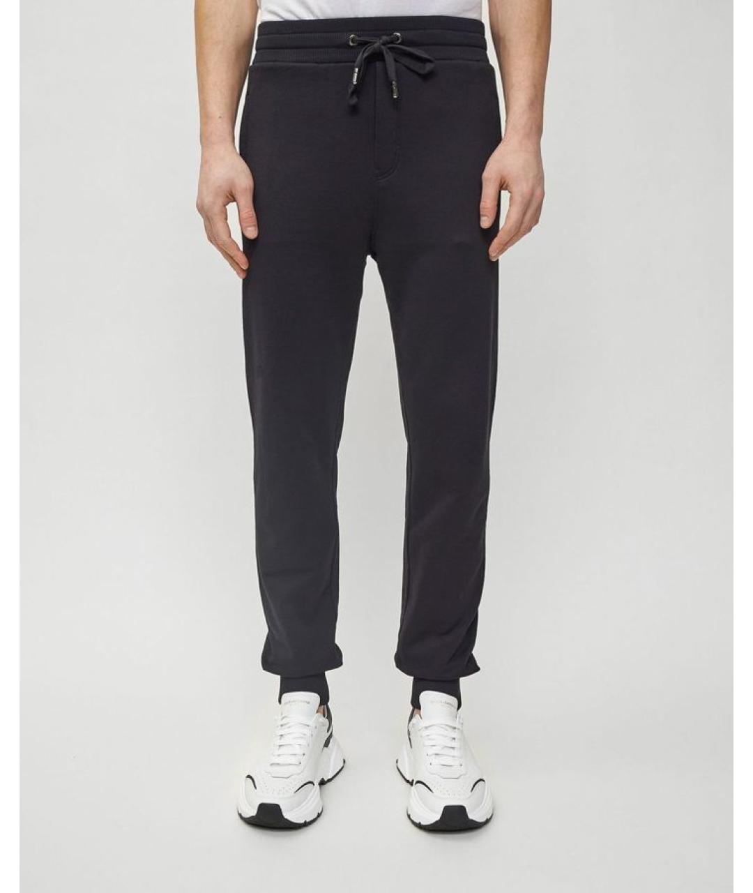 DOLCE&GABBANA Черные повседневные брюки, фото 3