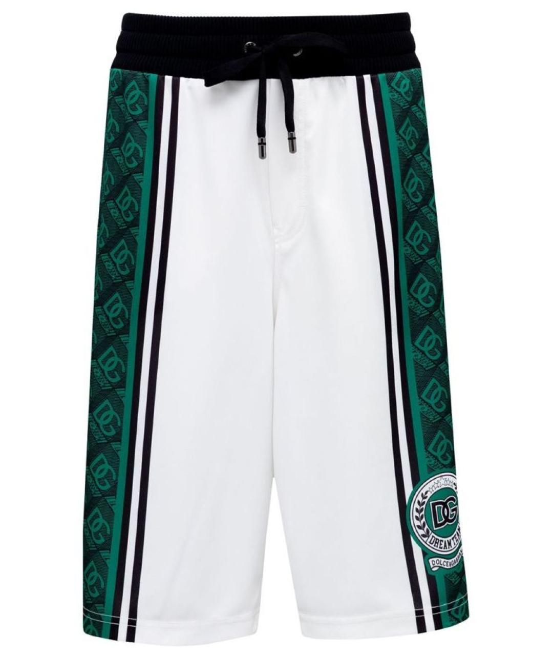 DOLCE&GABBANA Мульти полиэстеровые шорты, фото 1