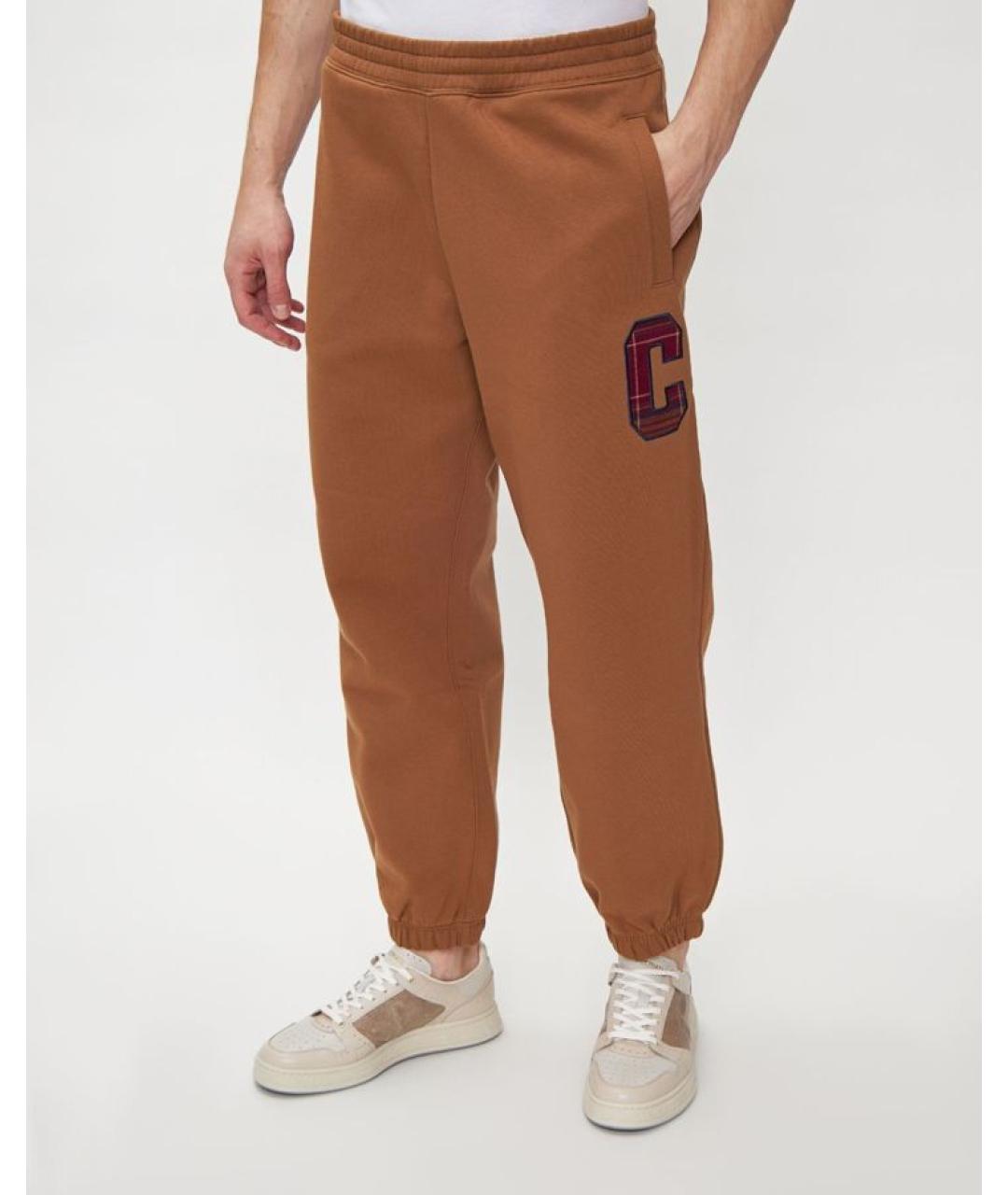 CARHARTT WIP Коричневые хлопковые повседневные брюки, фото 3