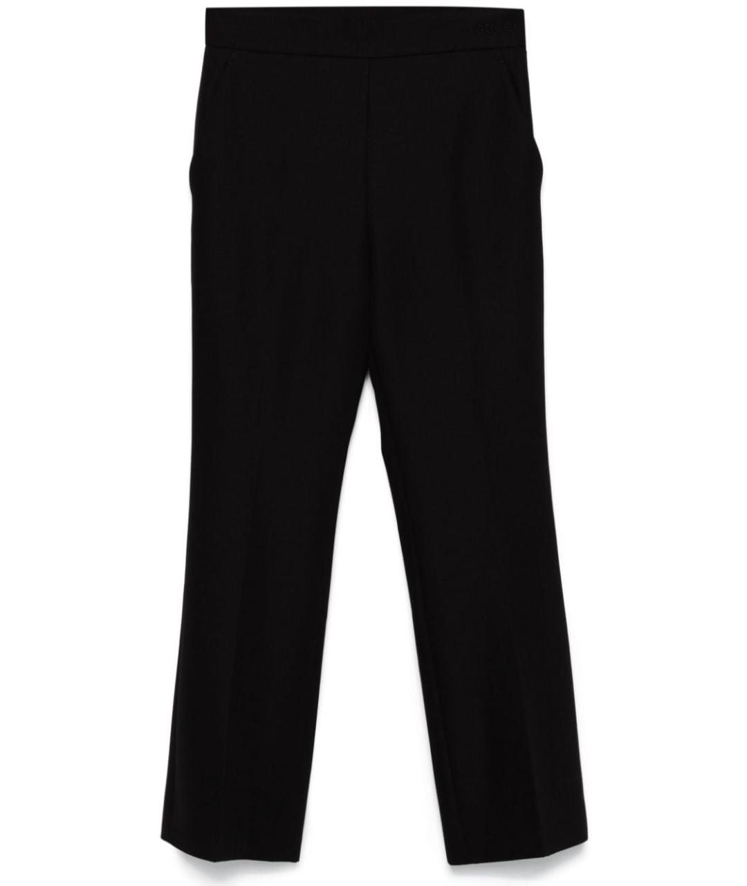 GUCCI Черные прямые брюки, фото 1