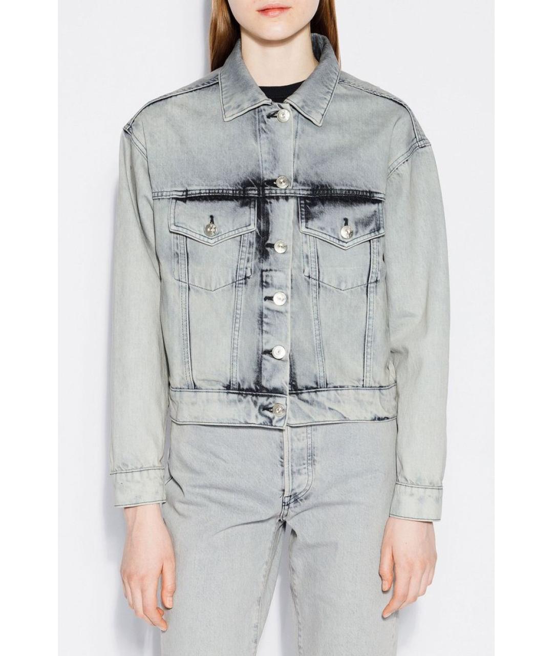 3X1 Серая деним куртка, фото 3