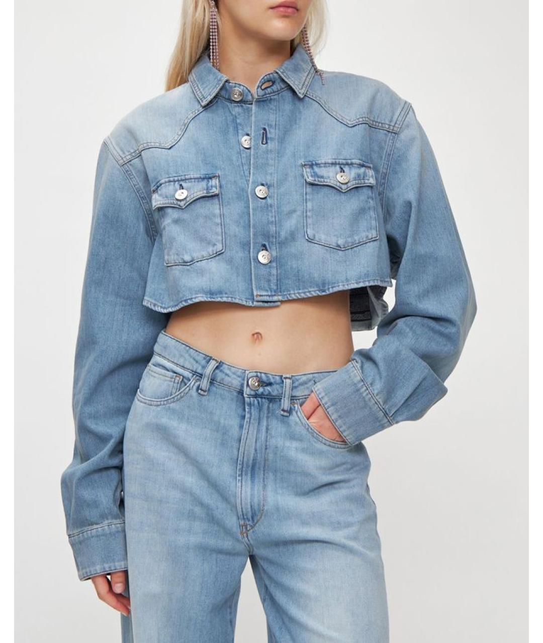 3X1 Голубая деним куртка, фото 2