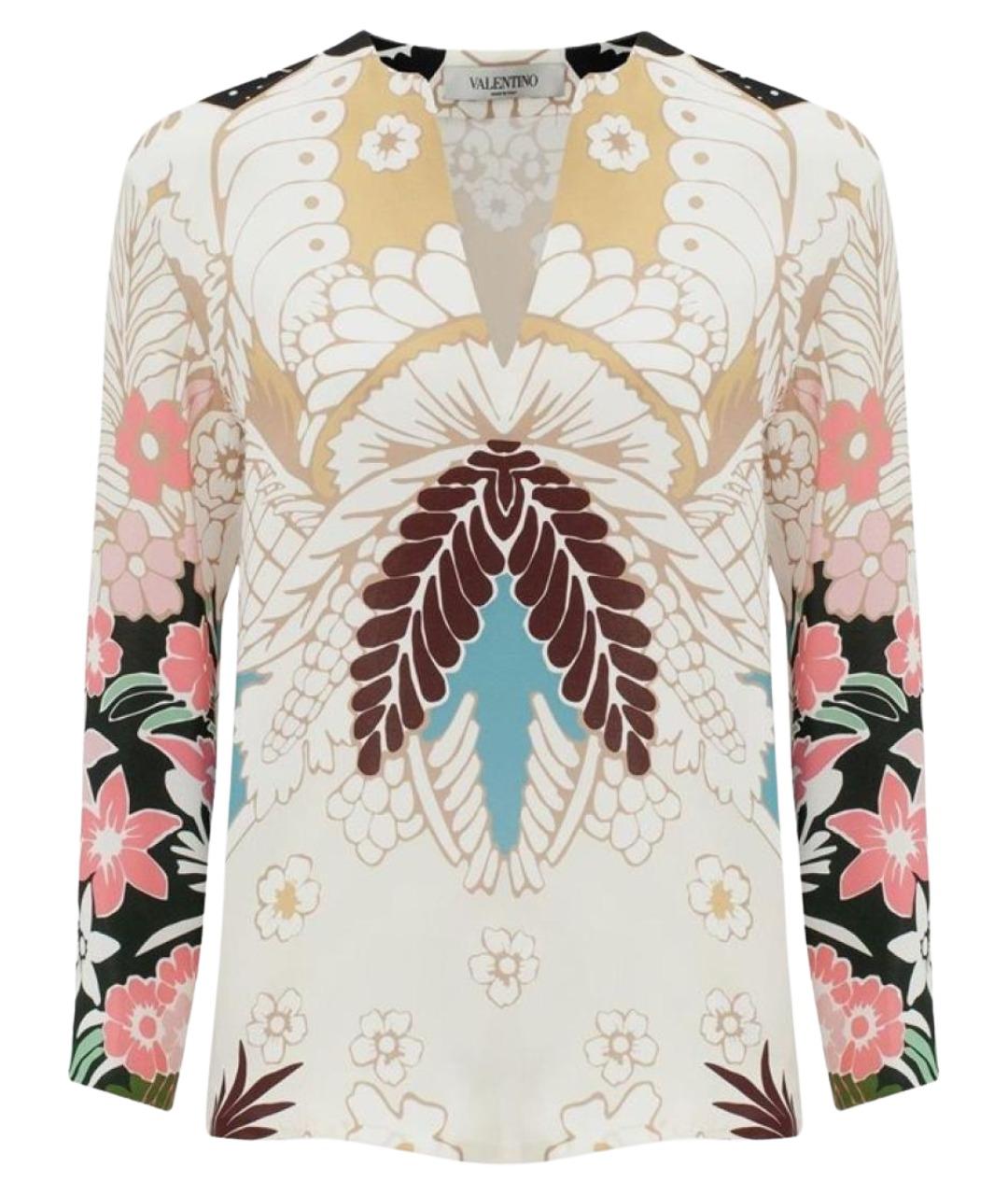 VALENTINO Мульти шелковая рубашка, фото 1