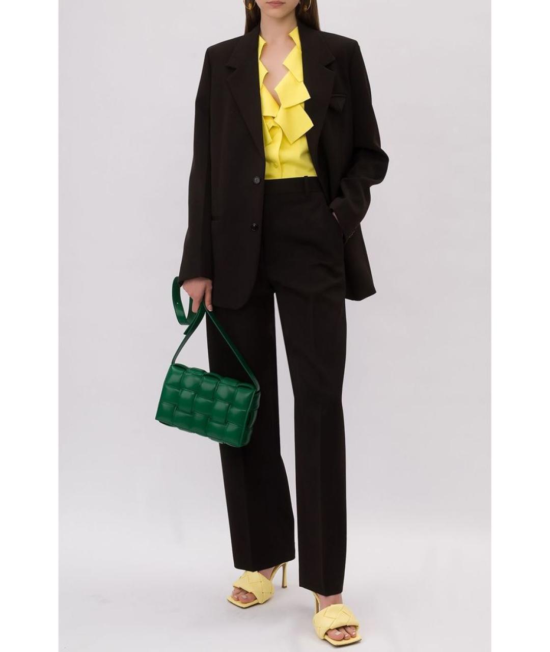 BOTTEGA VENETA Желтая вискозная рубашка, фото 2