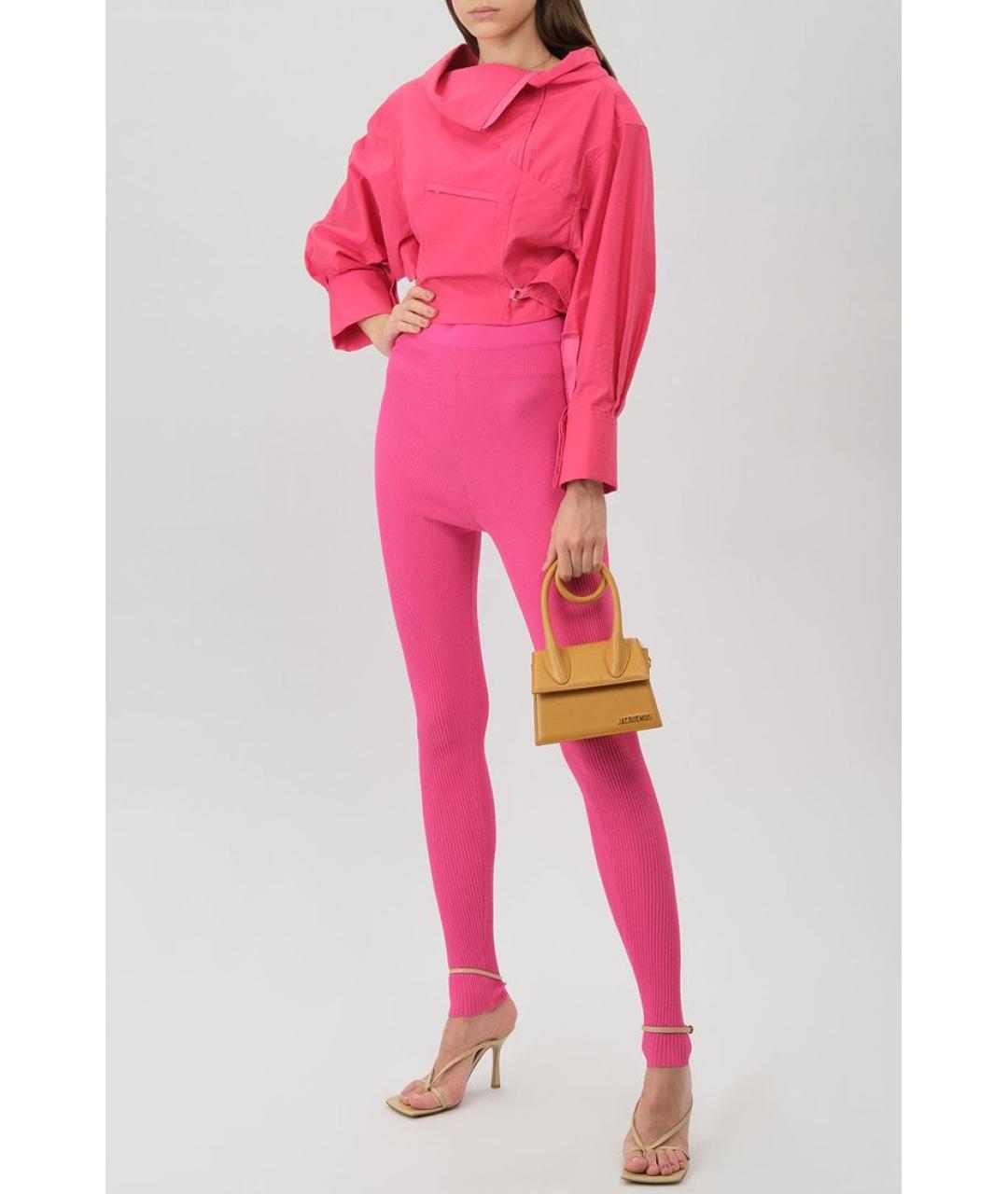 JACQUEMUS Фуксия рубашка, фото 2