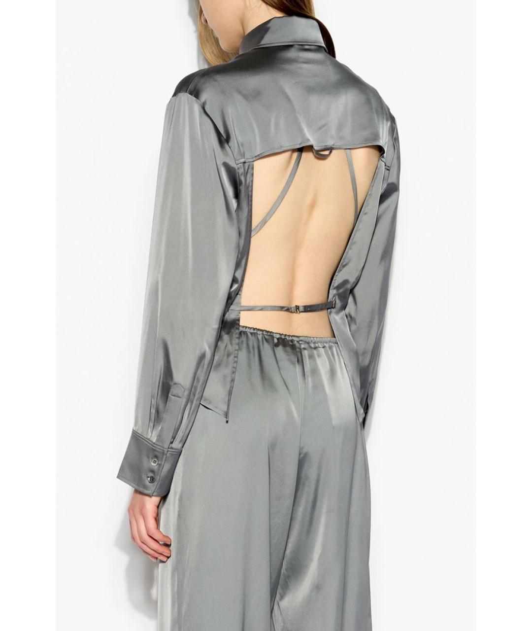 JACQUEMUS Серая рубашка, фото 3