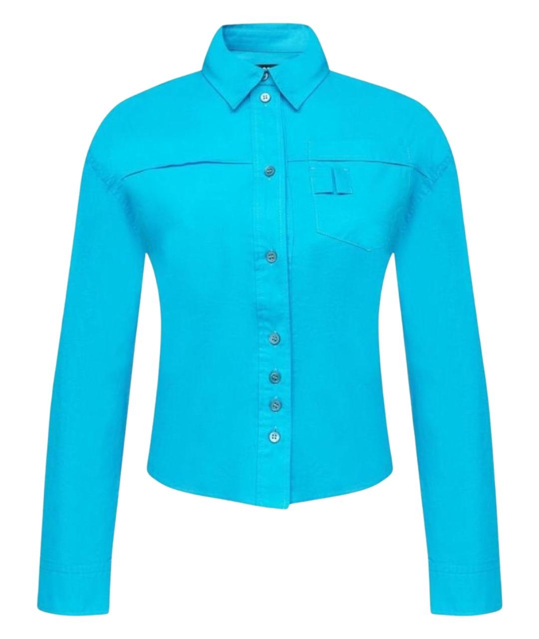 JACQUEMUS Бирюзовая рубашка, фото 1