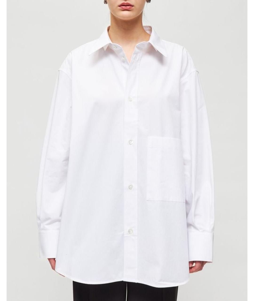 ROHE Белая хлопковая рубашка, фото 3