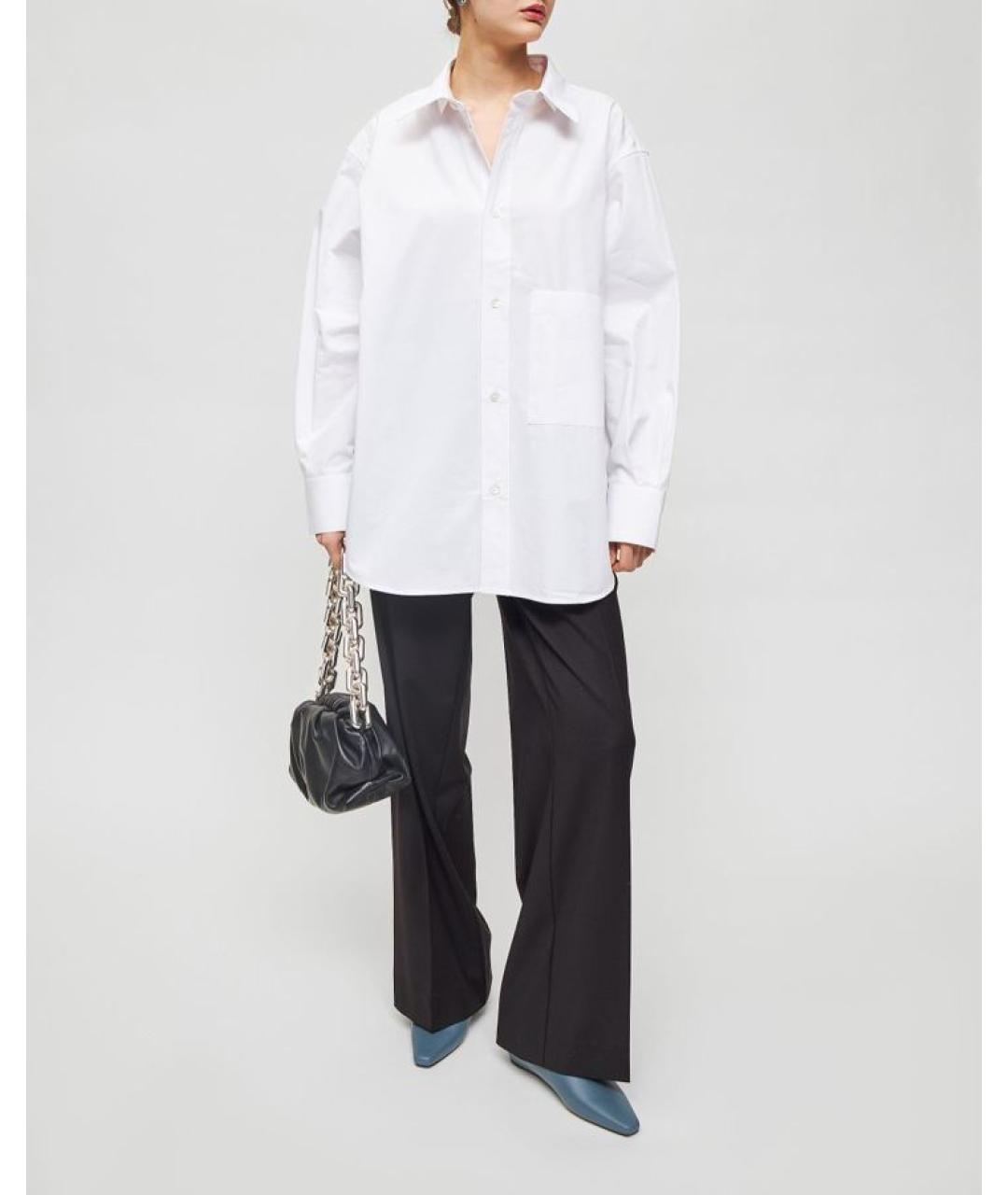 ROHE Белая хлопковая рубашка, фото 2