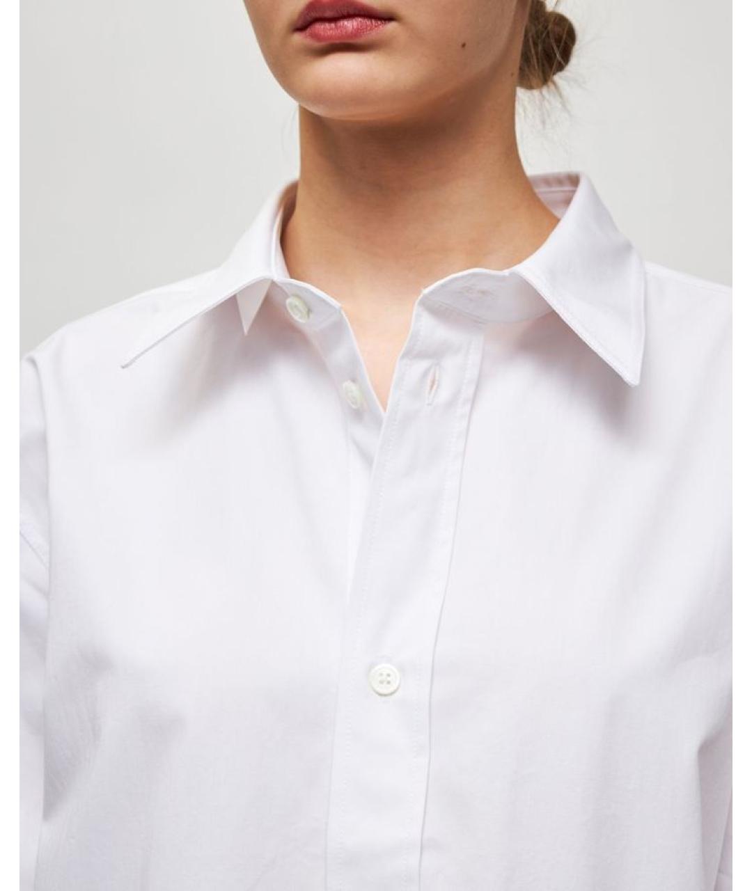 ROHE Белая хлопковая рубашка, фото 5