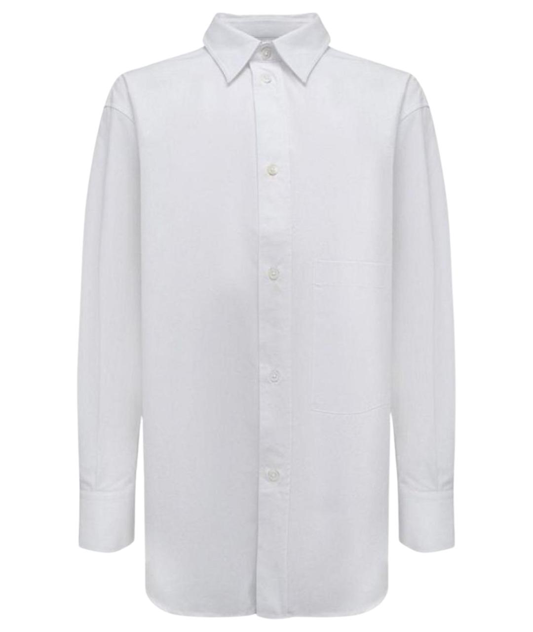 ROHE Белая хлопковая рубашка, фото 1