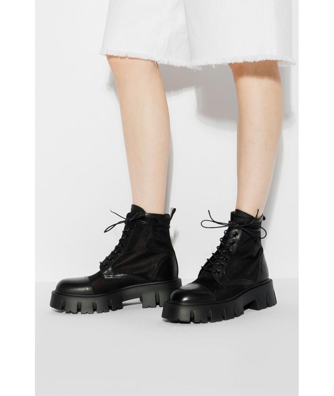 PREMIATA Черные текстильные ботинки, фото 3