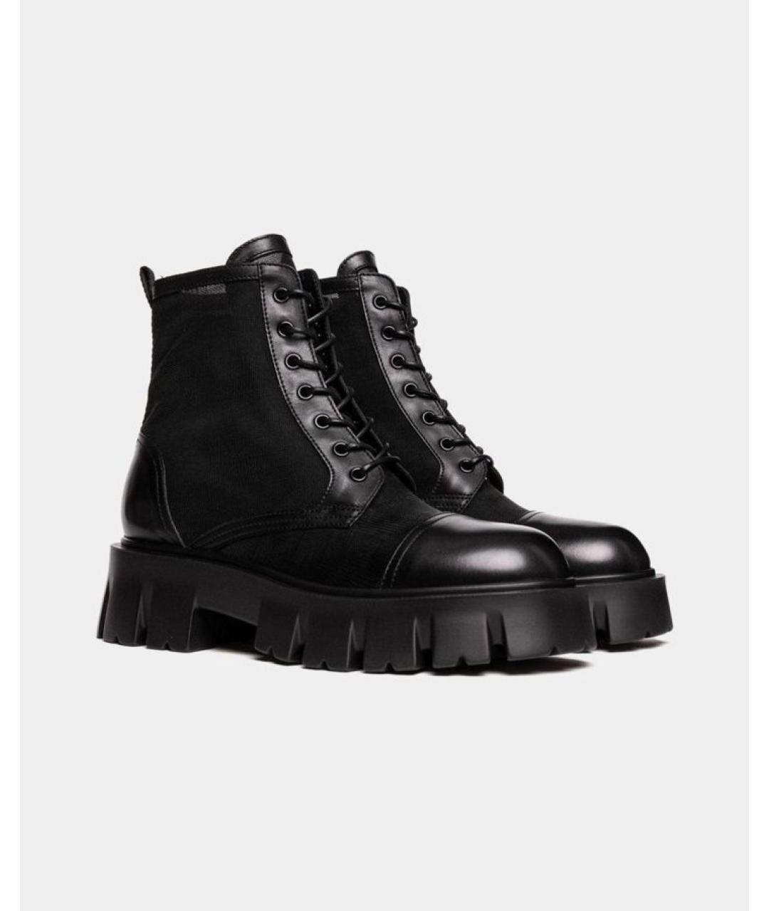 PREMIATA Черные текстильные ботинки, фото 4