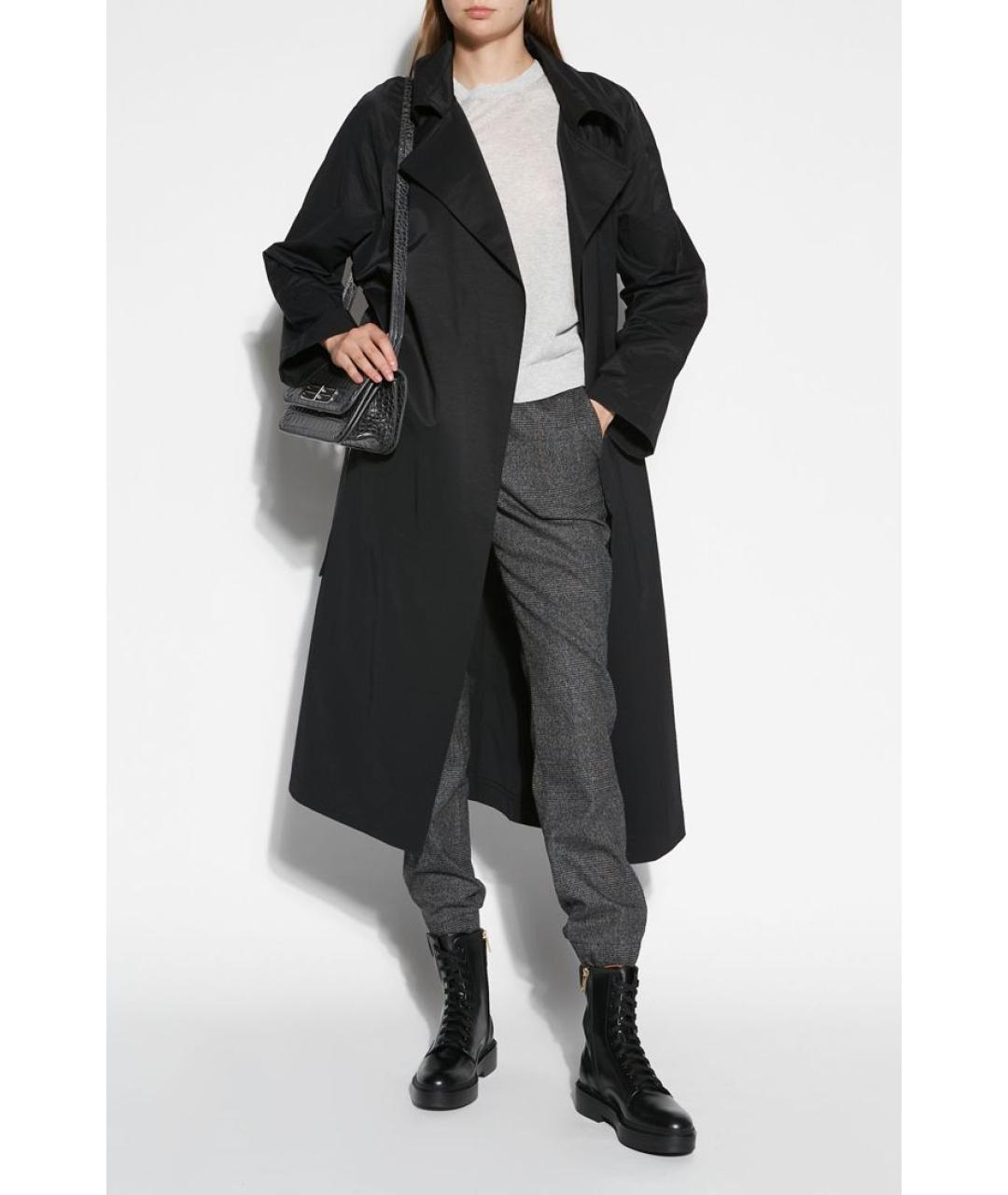 SANTONI Черные кожаные ботинки, фото 2