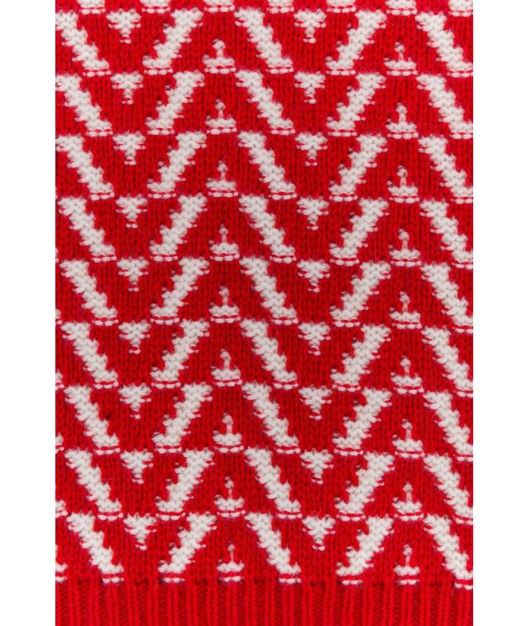 VALENTINO Красная шерстяная шапка, фото 3