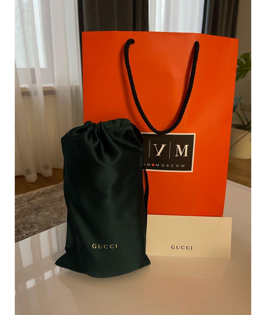 GUCCI Черные пластиковые солнцезащитные очки, фото 4