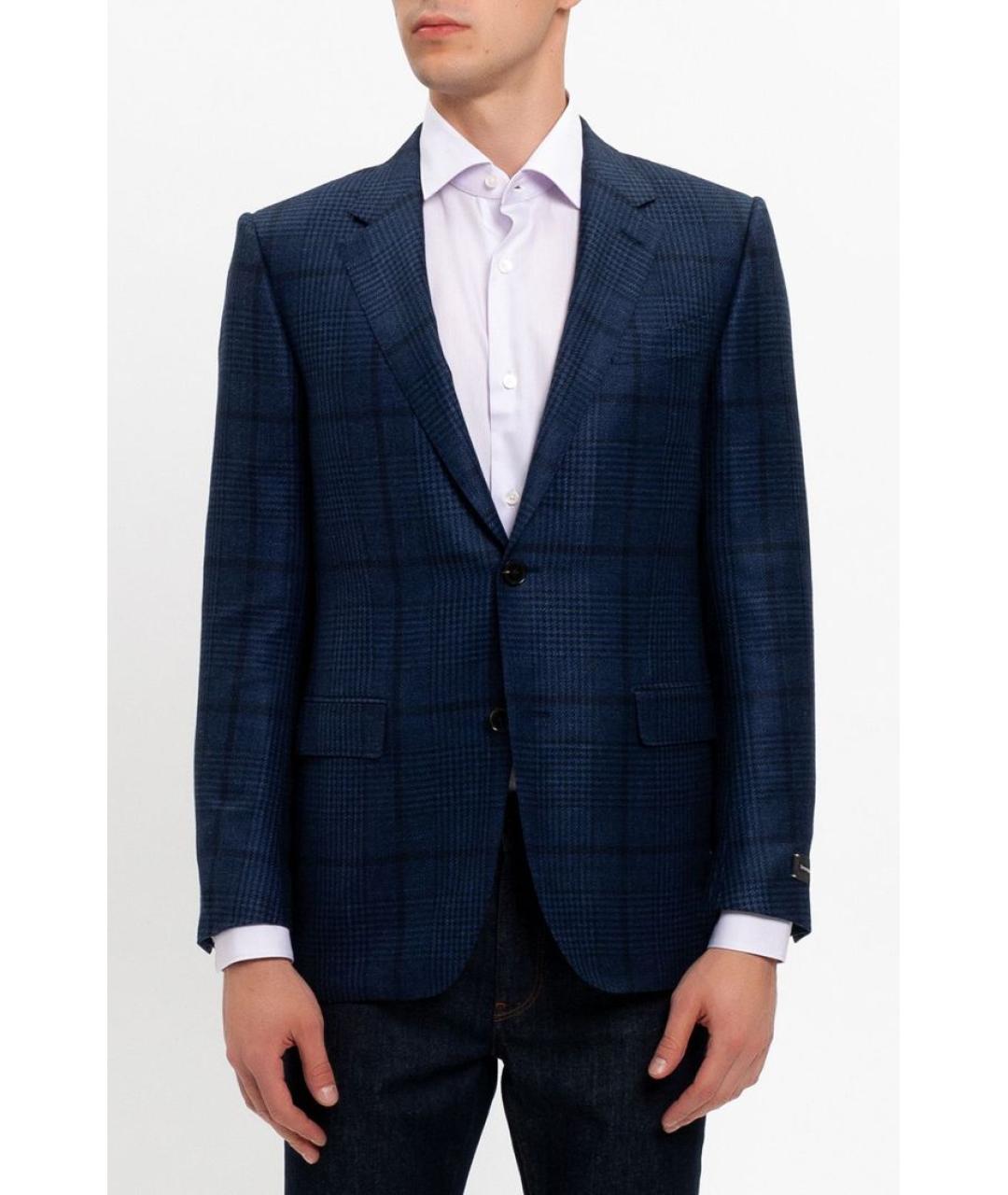 ZEGNA Синий пиджак, фото 3