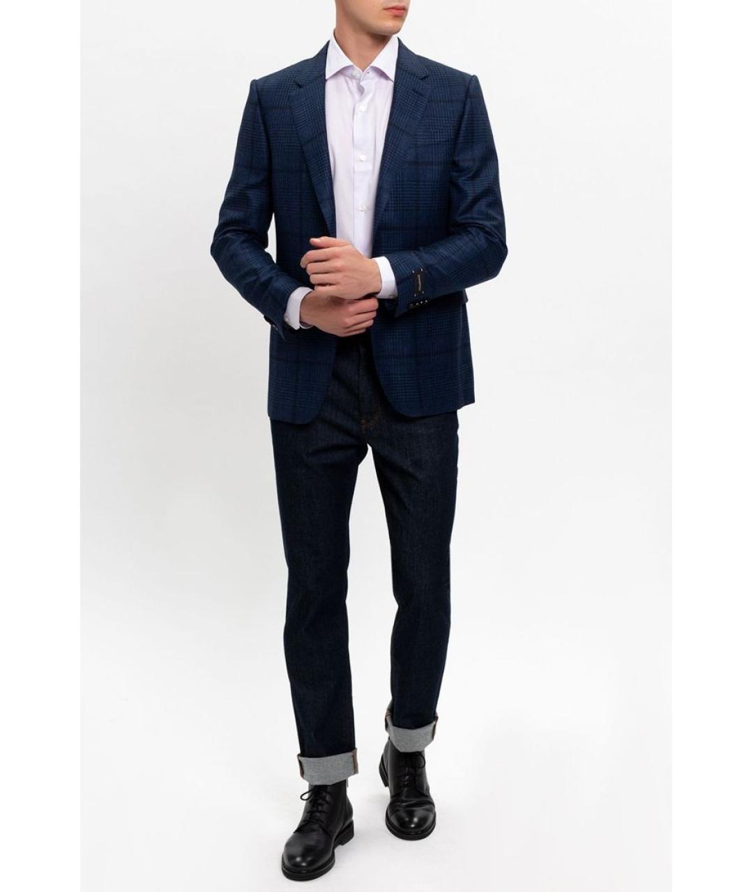 ZEGNA Синий пиджак, фото 2