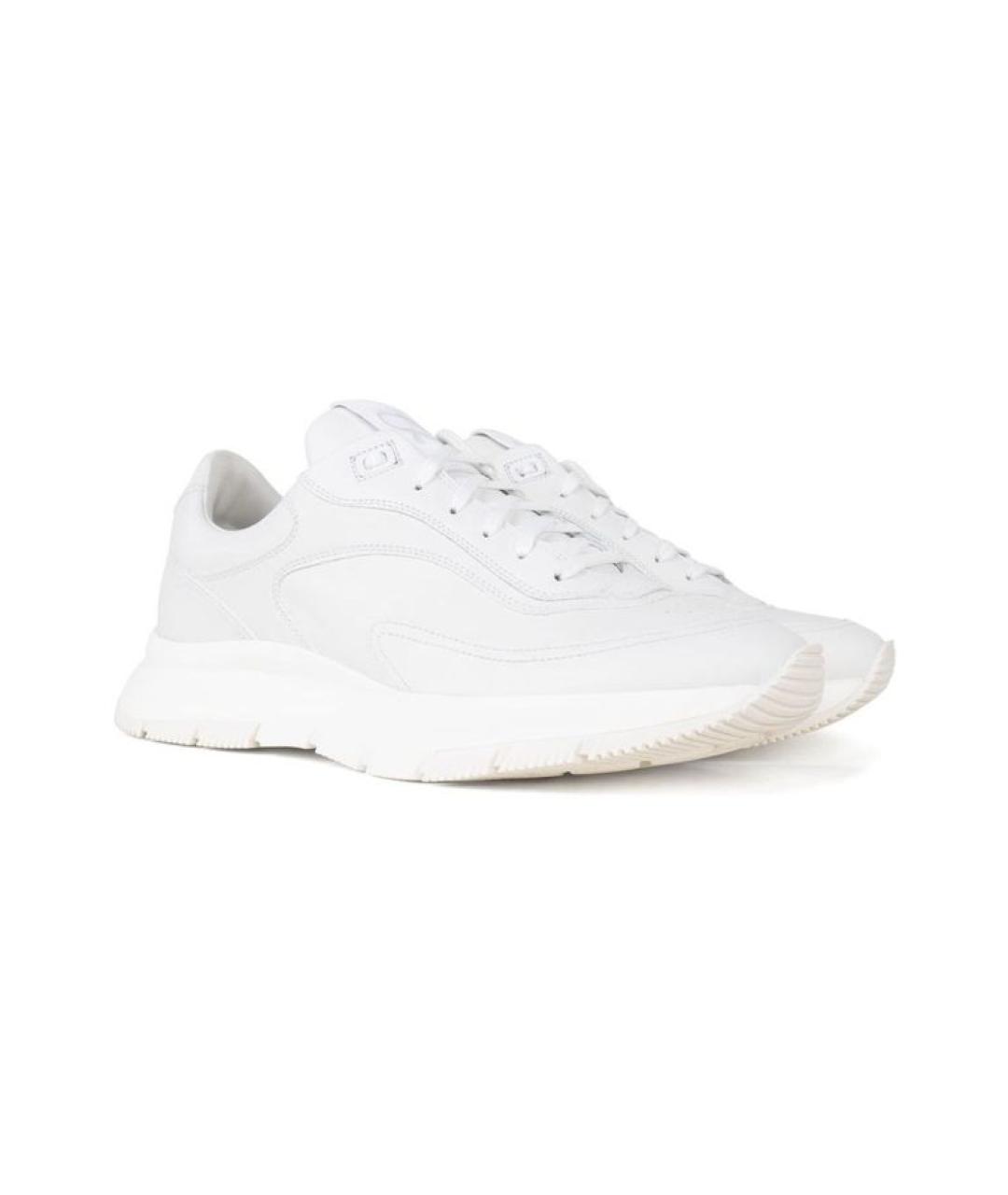 GIANVITO ROSSI Белые низкие кроссовки / кеды, фото 4