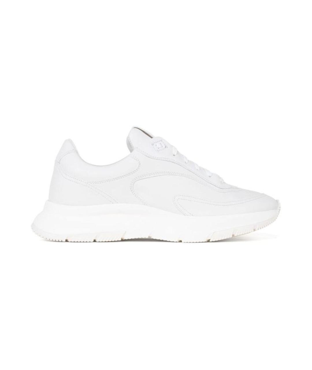 GIANVITO ROSSI Белые низкие кроссовки / кеды, фото 1