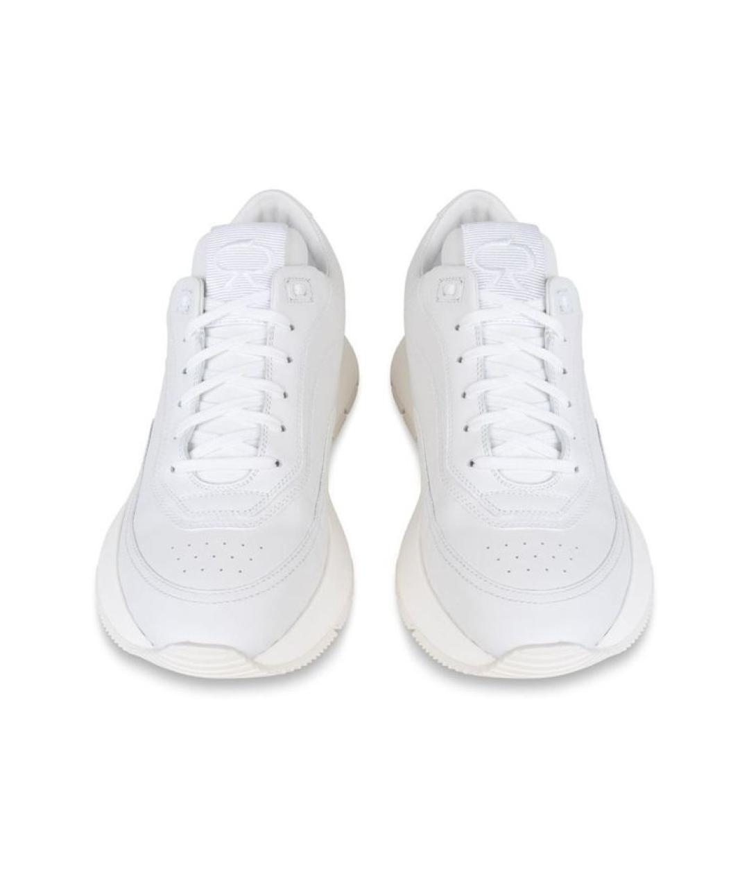 GIANVITO ROSSI Белые низкие кроссовки / кеды, фото 5