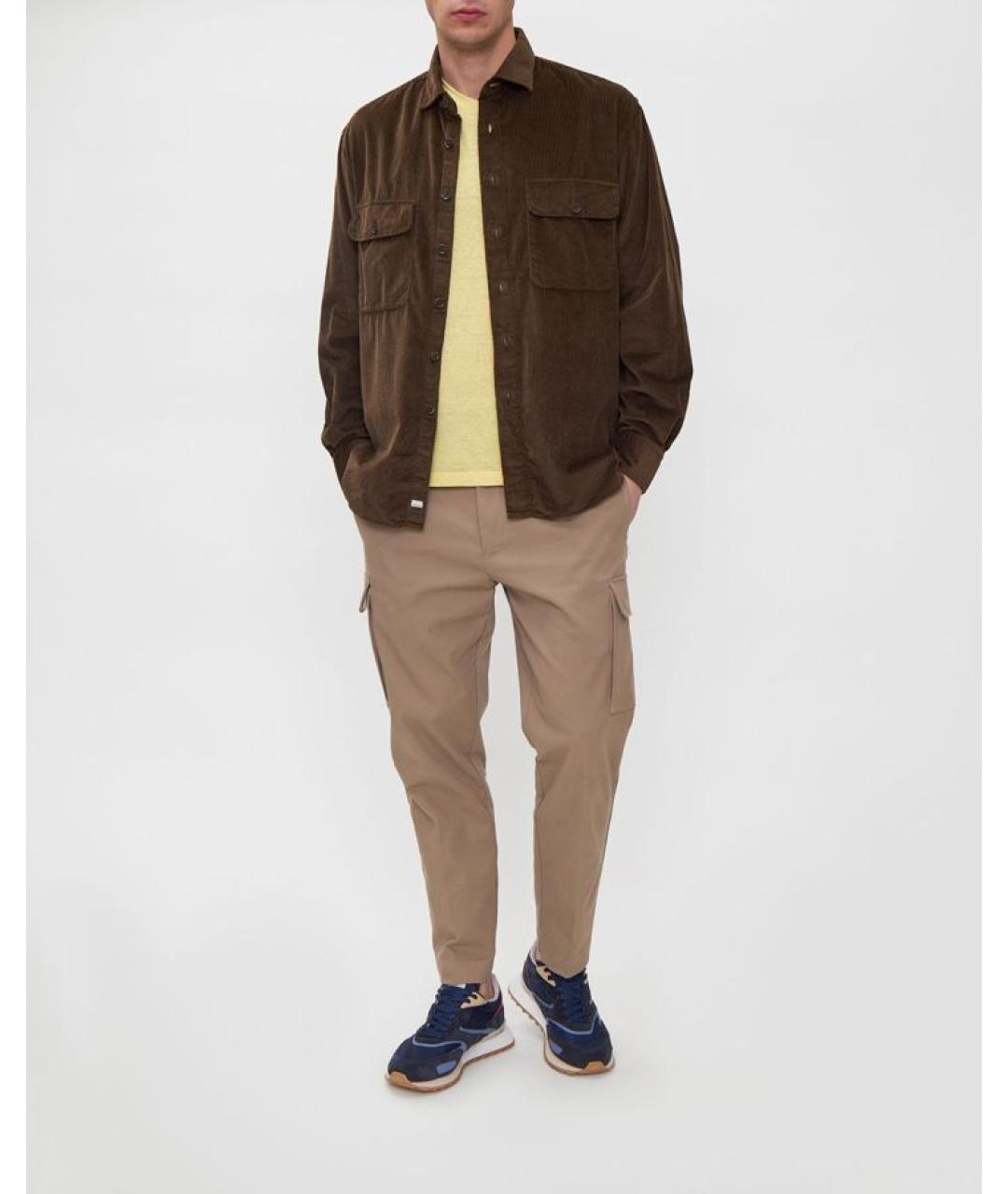 GHOUD Синие текстильные низкие кроссовки / кеды, фото 2