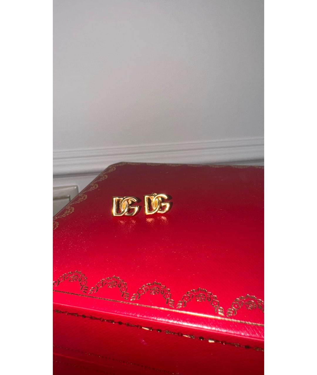 DOLCE&GABBANA Золотые серьги, фото 5