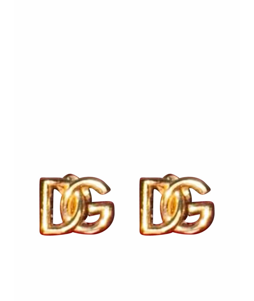 DOLCE&GABBANA Золотые серьги, фото 1