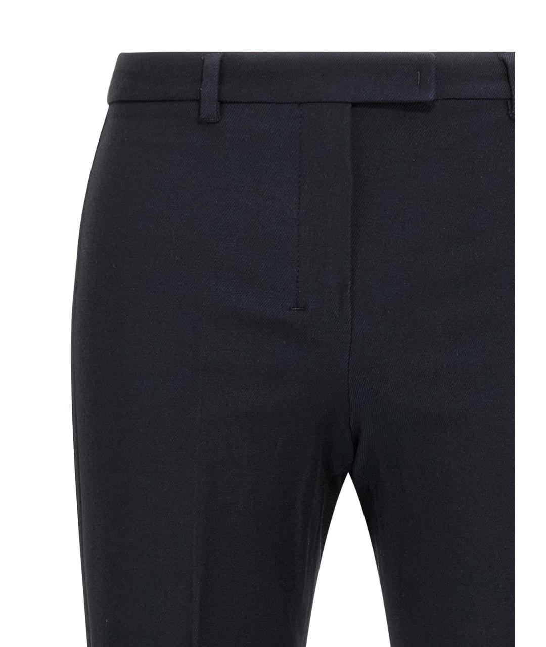 'S MAX MARA Темно-синие прямые брюки, фото 3
