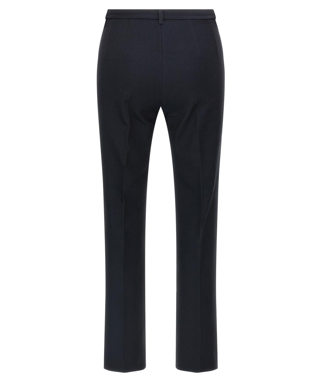 'S MAX MARA Темно-синие прямые брюки, фото 2