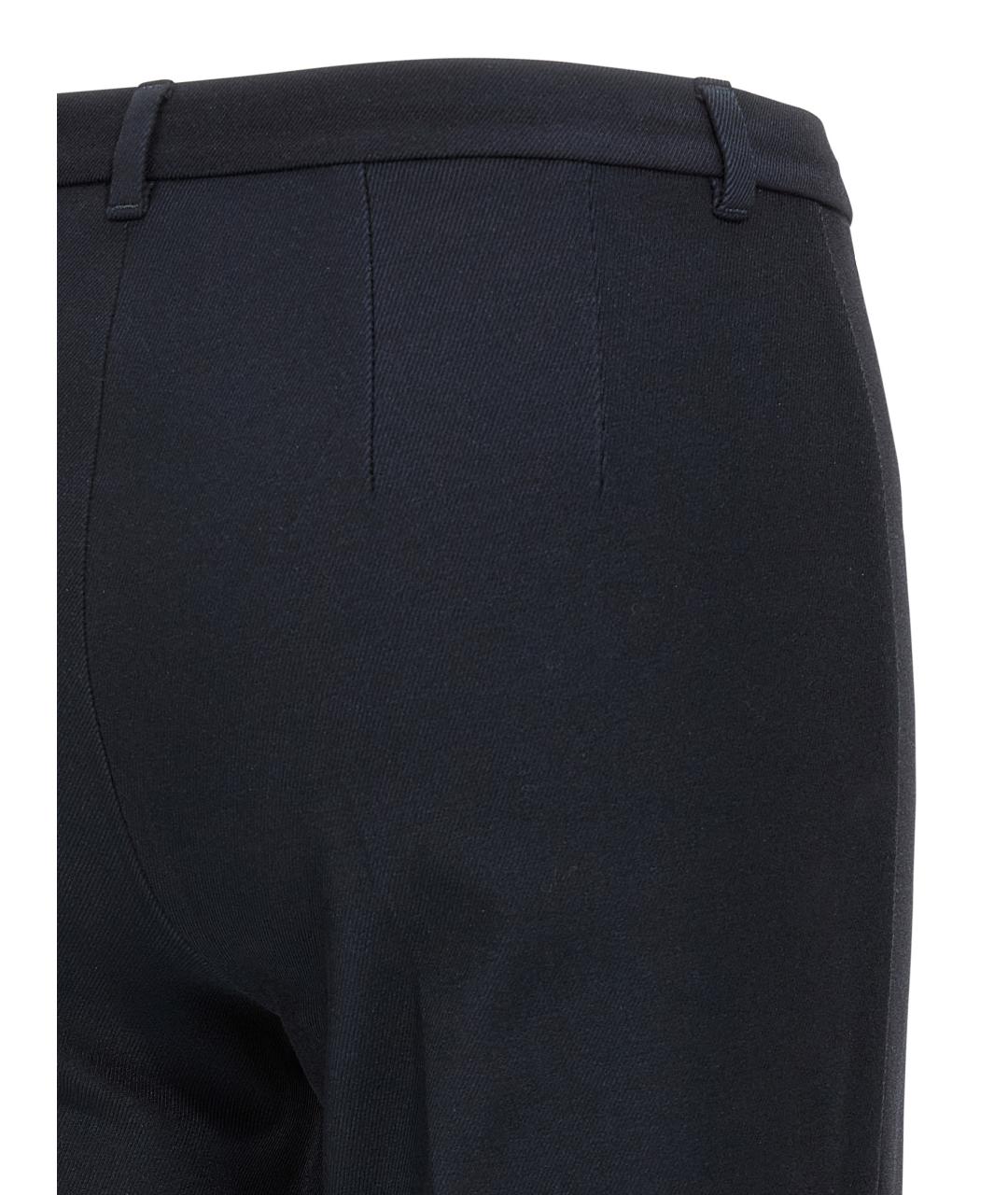 'S MAX MARA Темно-синие прямые брюки, фото 4