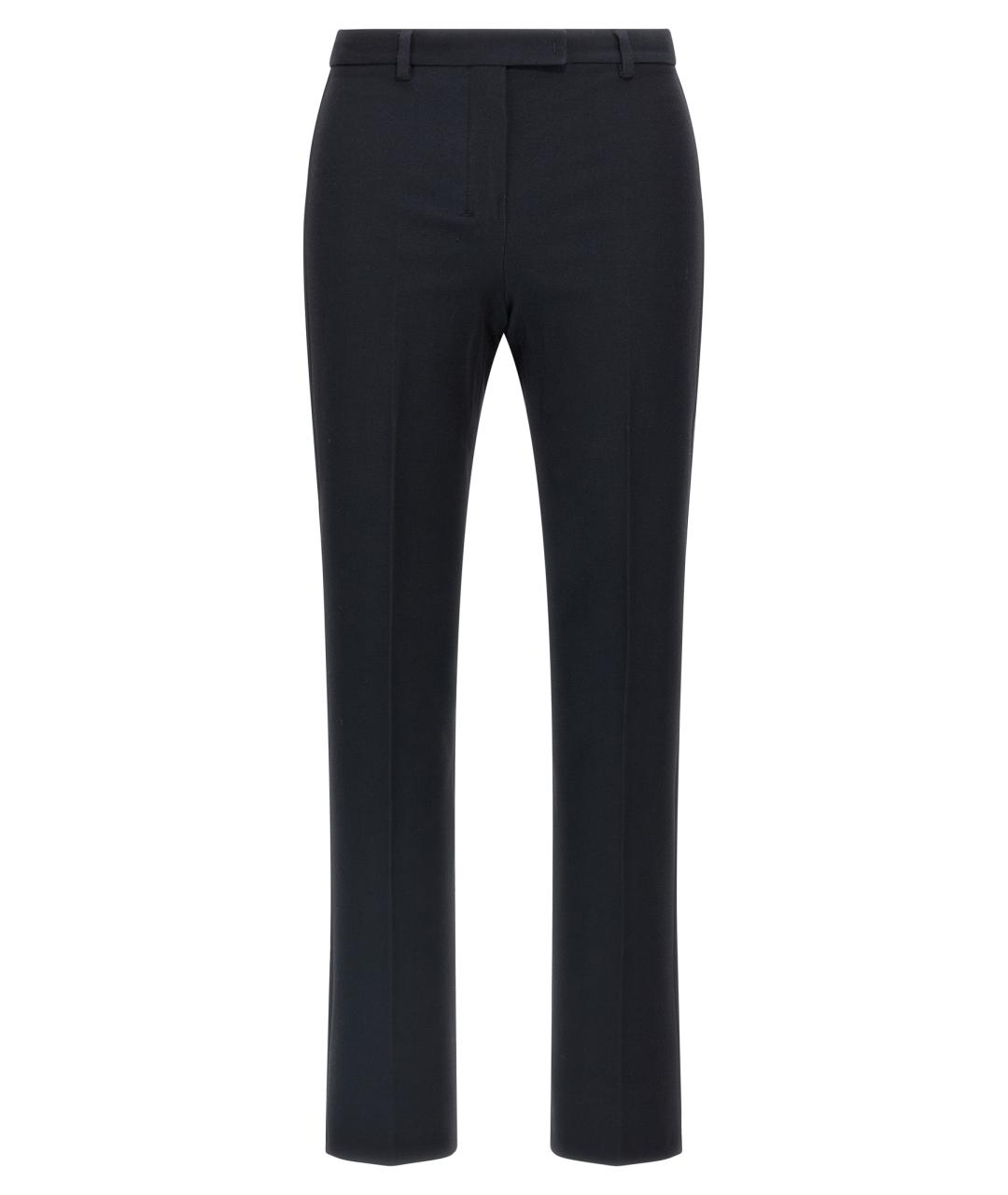 'S MAX MARA Темно-синие прямые брюки, фото 1