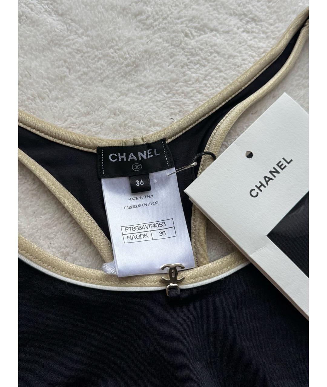 CHANEL Черный полиамидовый купальник, фото 8
