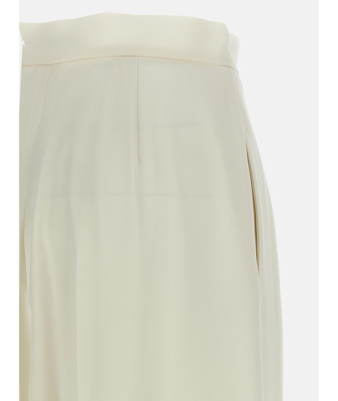 MAX MARA Бежевые прямые брюки, фото 4