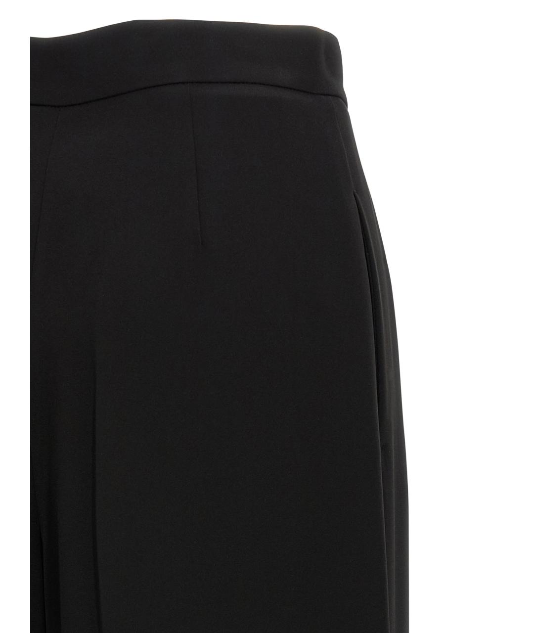 MAX MARA Черные прямые брюки, фото 4