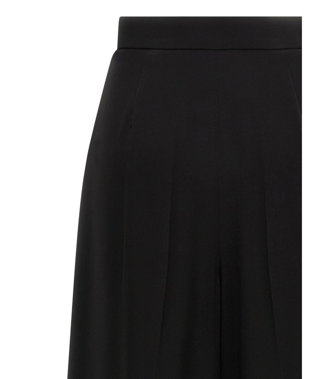 MAX MARA Черные прямые брюки, фото 3