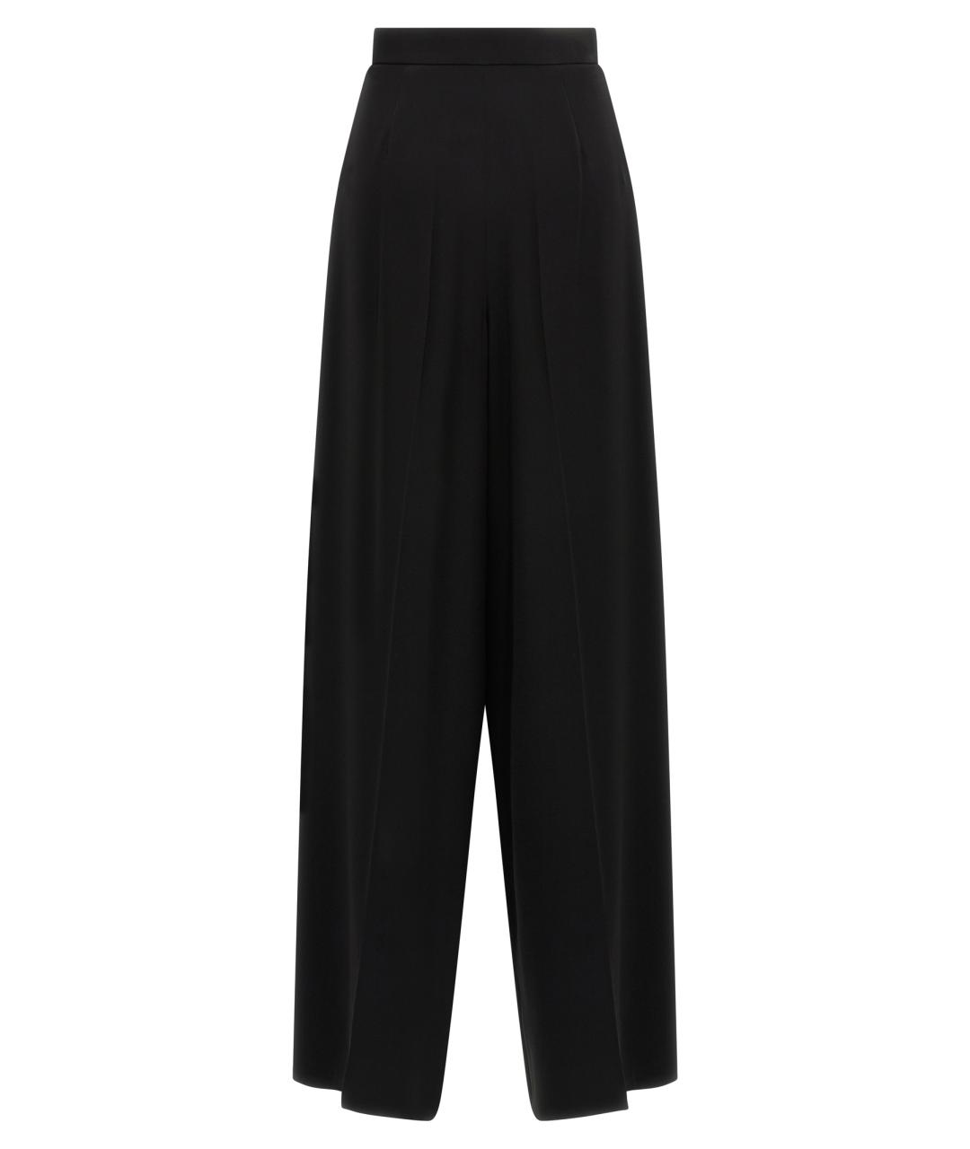 MAX MARA Черные прямые брюки, фото 1