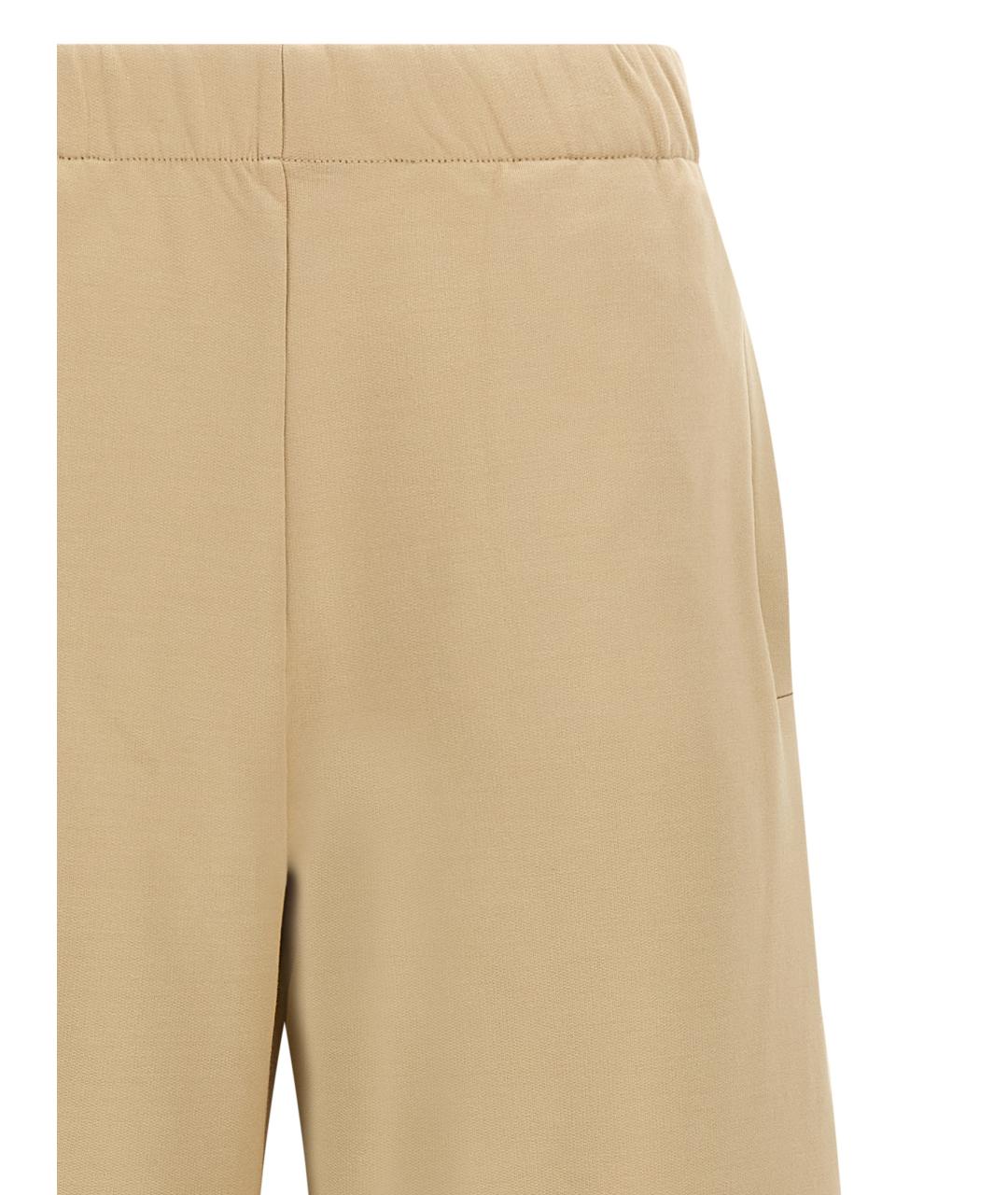 MAX MARA Бежевые прямые брюки, фото 3