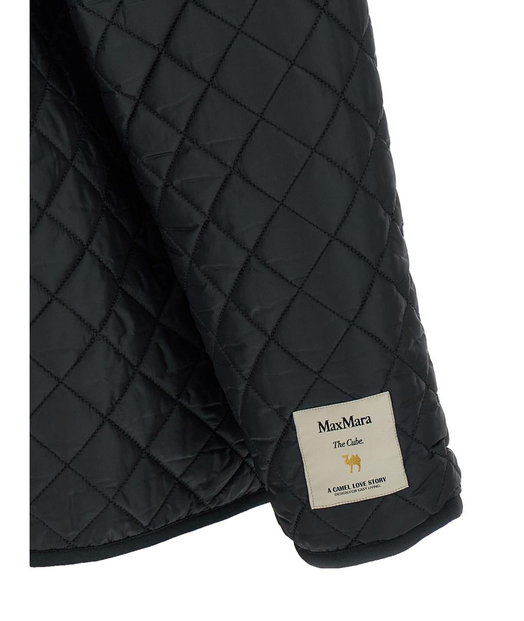MAX MARA Черная полиэстеровая куртка, фото 5
